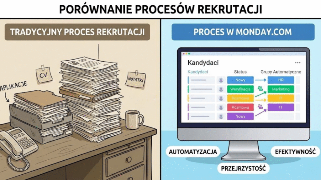 tradycyjna rekrutacja vs zautomatyzowany proces